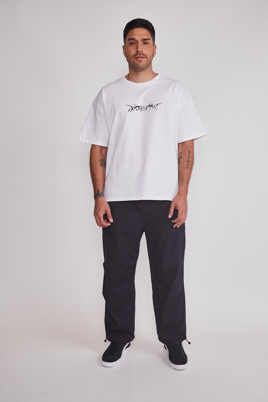 Pantalón Hombre Cargo Parachute Negro Sioux 5