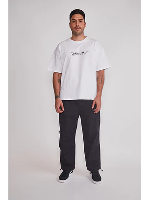 Pantalón Hombre Cargo Parachute Negro Sioux