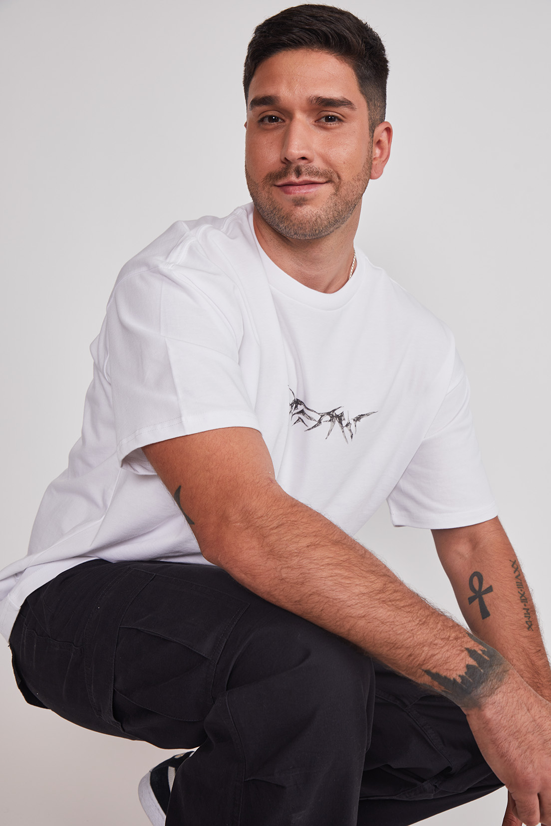 Pantalón Hombre Cargo Parachute Negro Sioux 3