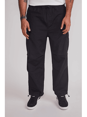 Pantalón Hombre Cargo Parachute Negro Sioux
