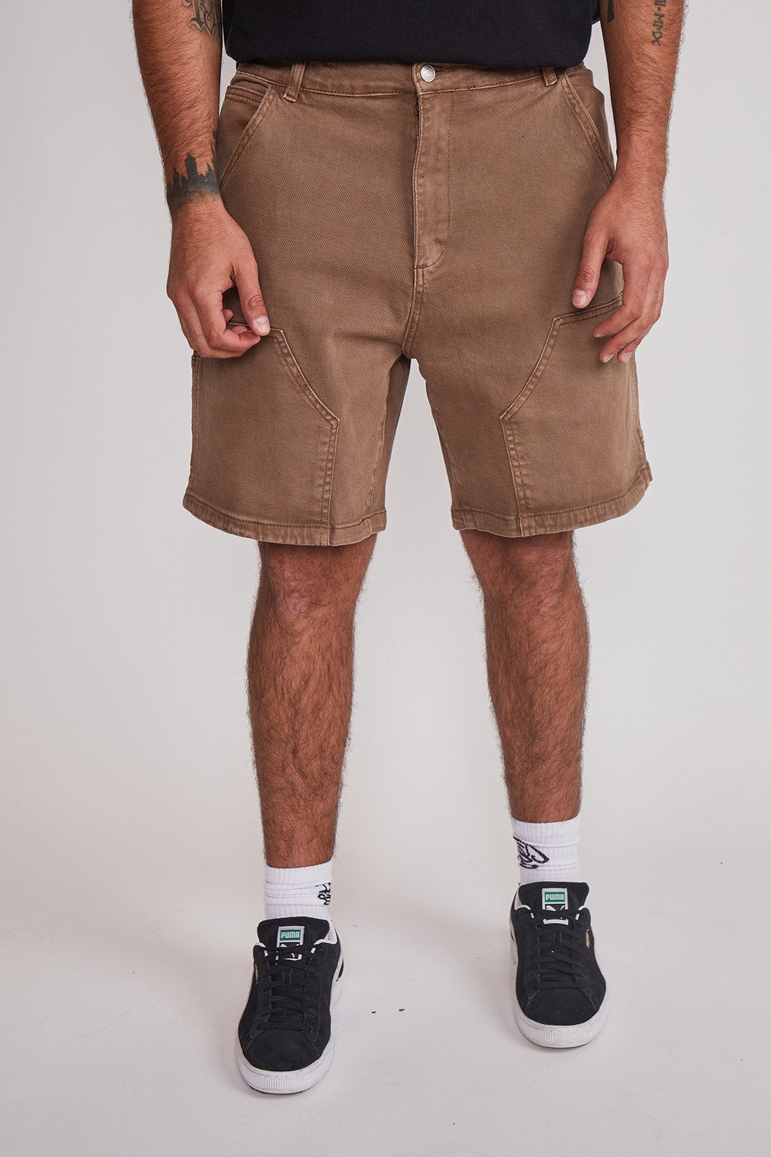 Bermuda Hombre Carpintero Café Sioux 1