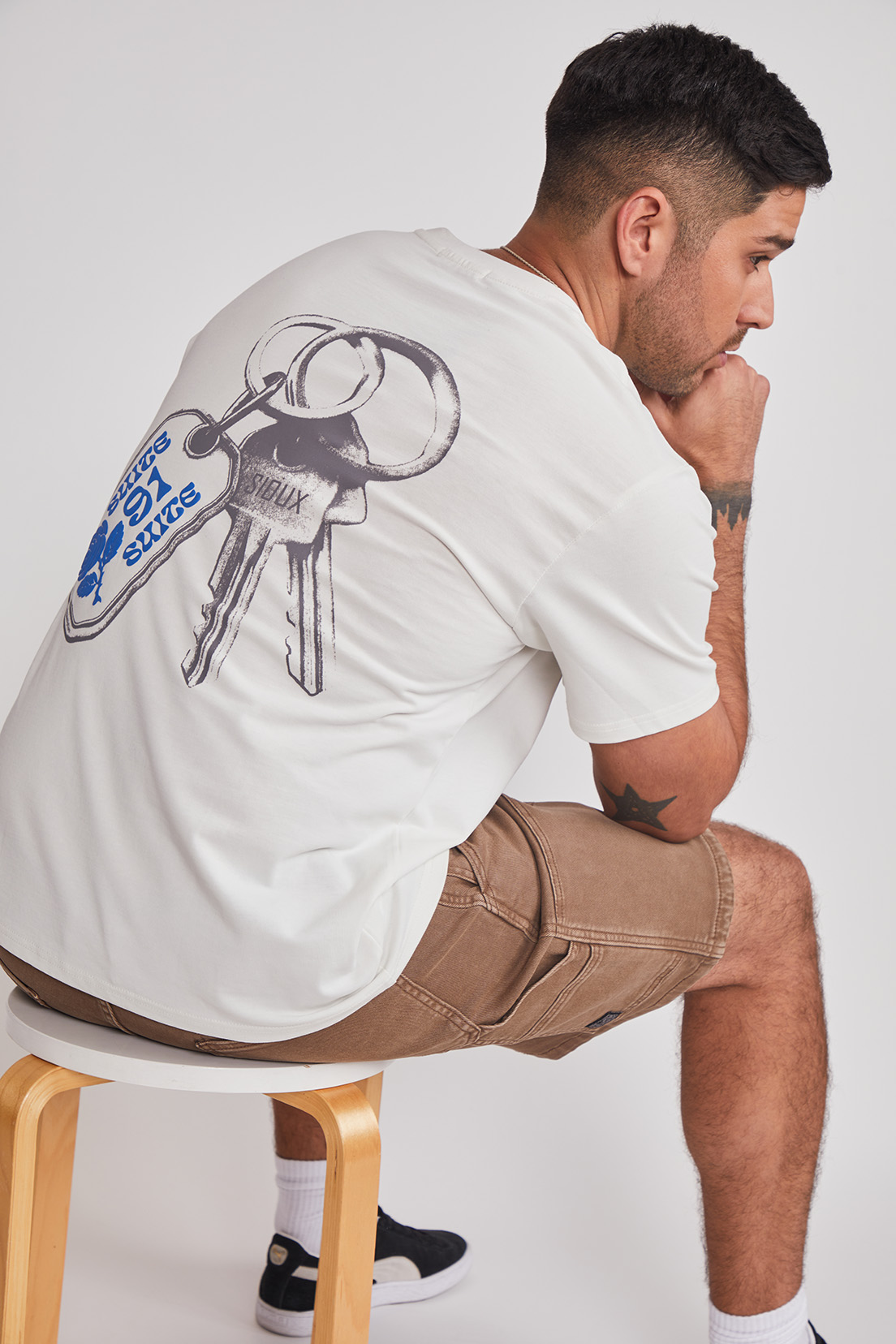 Polera Hombre Llaves Crudo Sioux 3