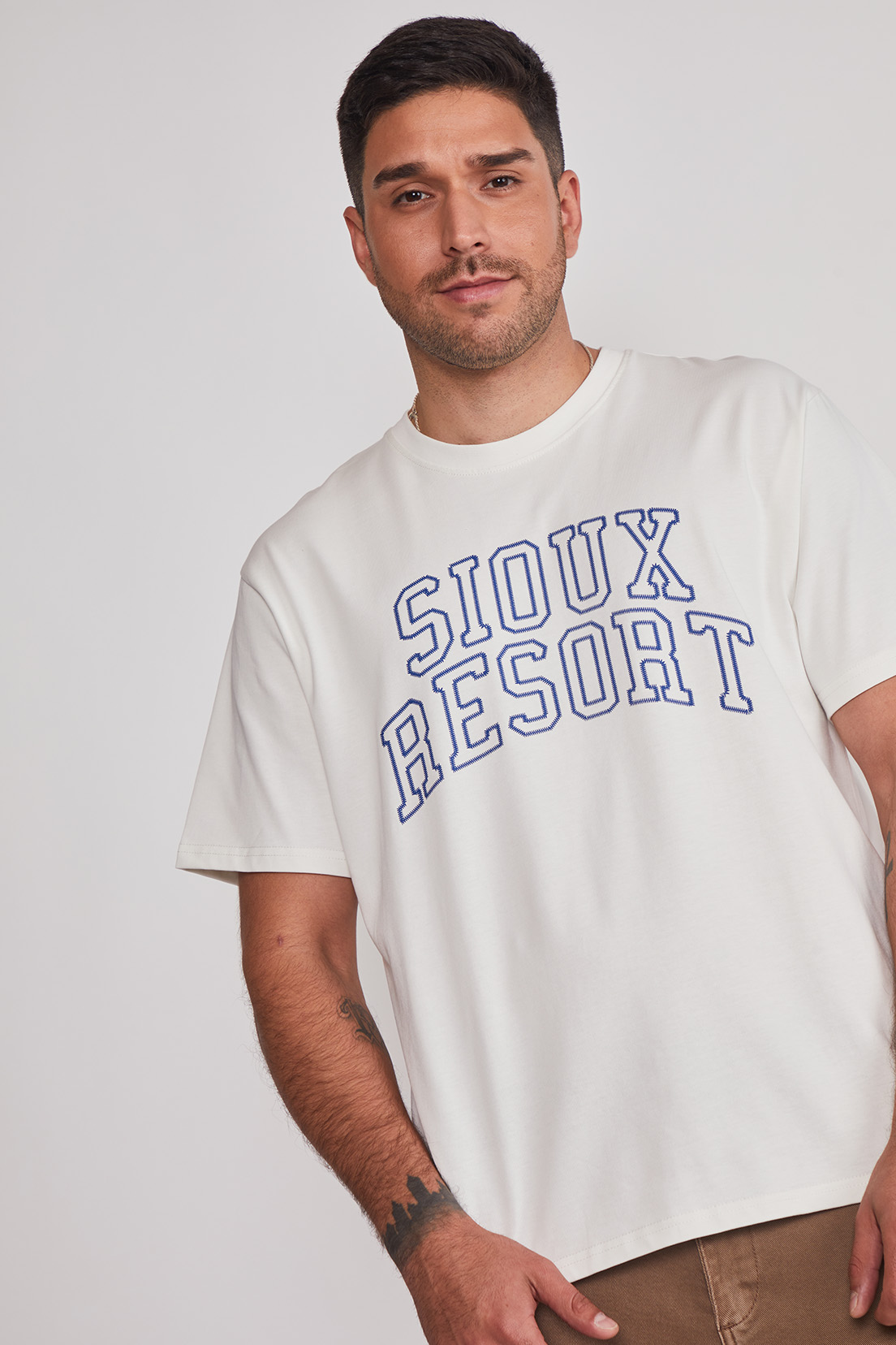 Polera Hombre Llaves Crudo Sioux 4