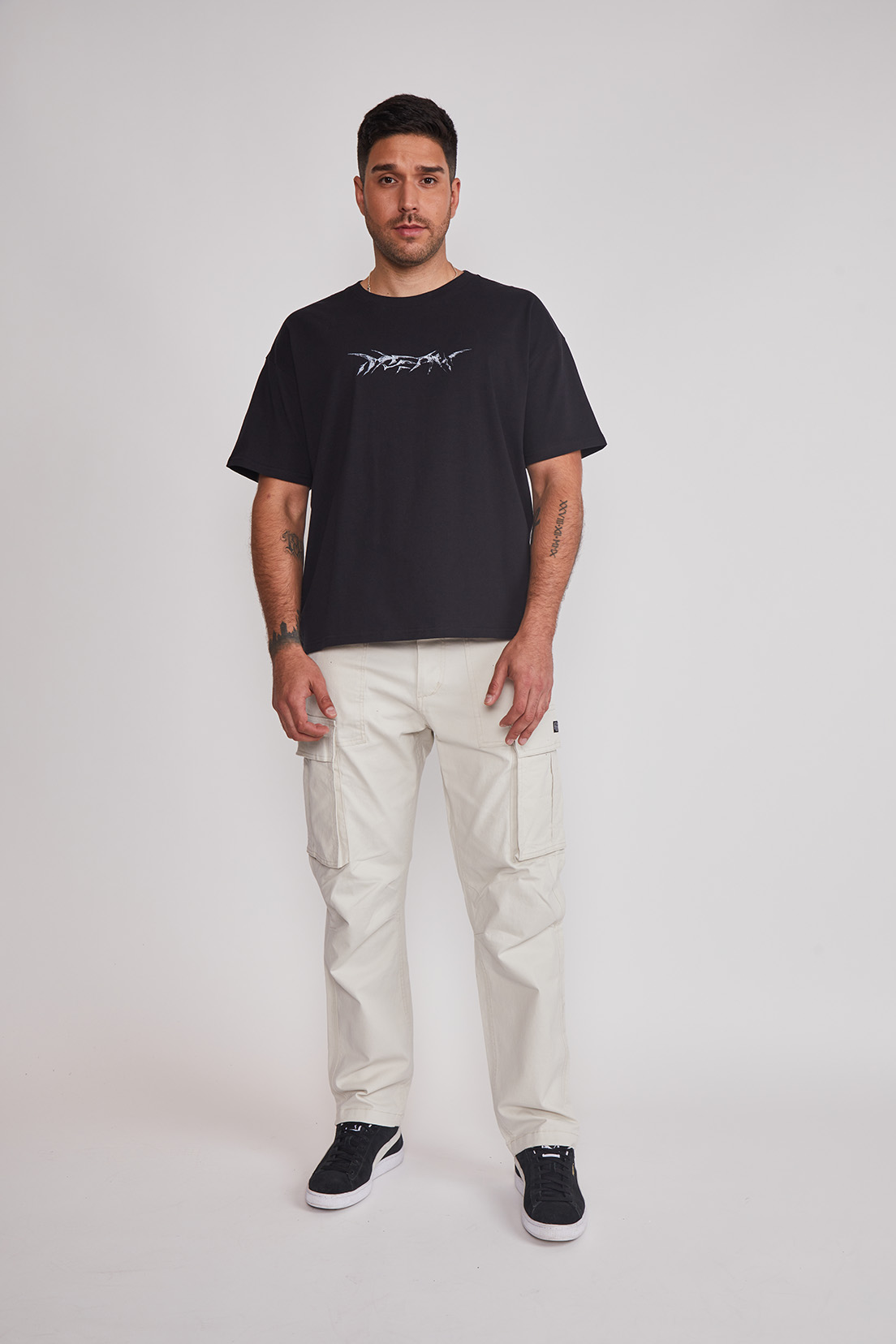Pantalón Hombre Cargo Relaxed Crudo Sioux 5
