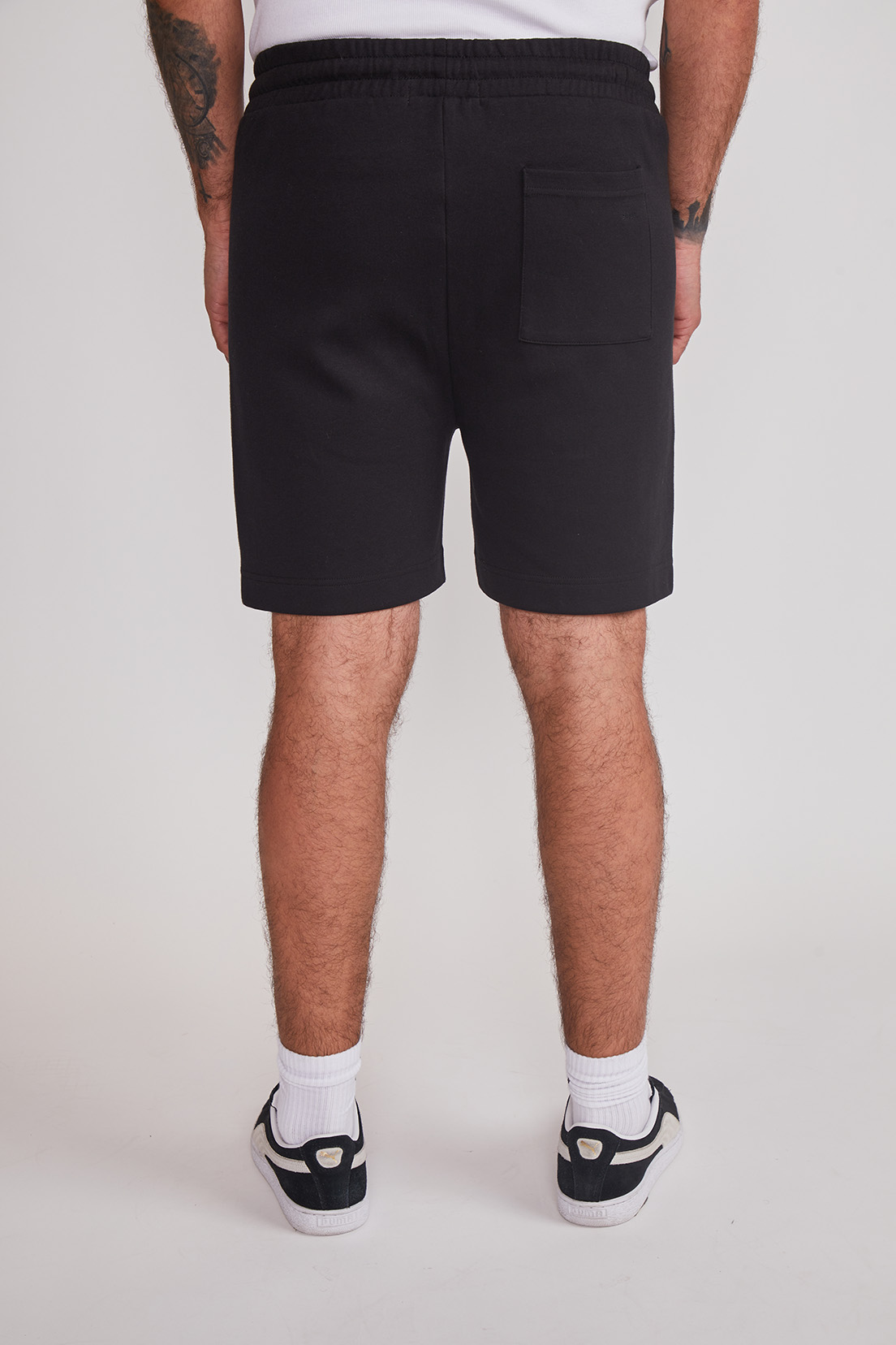 Bermuda Hombre Franela Corte Negro Sioux 2