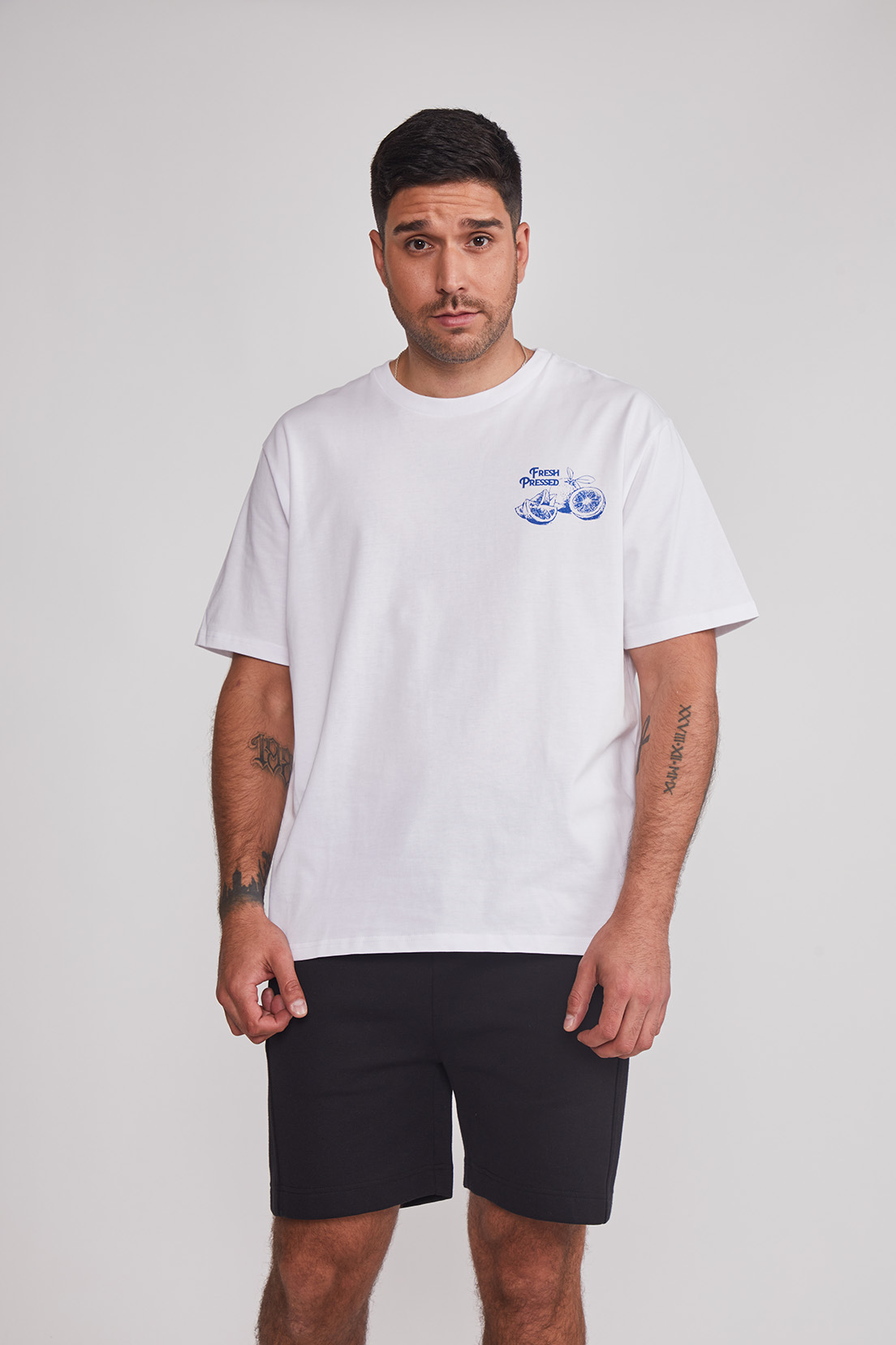 Polera Hombre Fruta Blanco Sioux 1