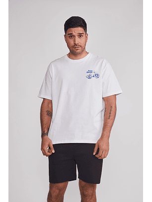 Polera Hombre Fruta Blanco Sioux