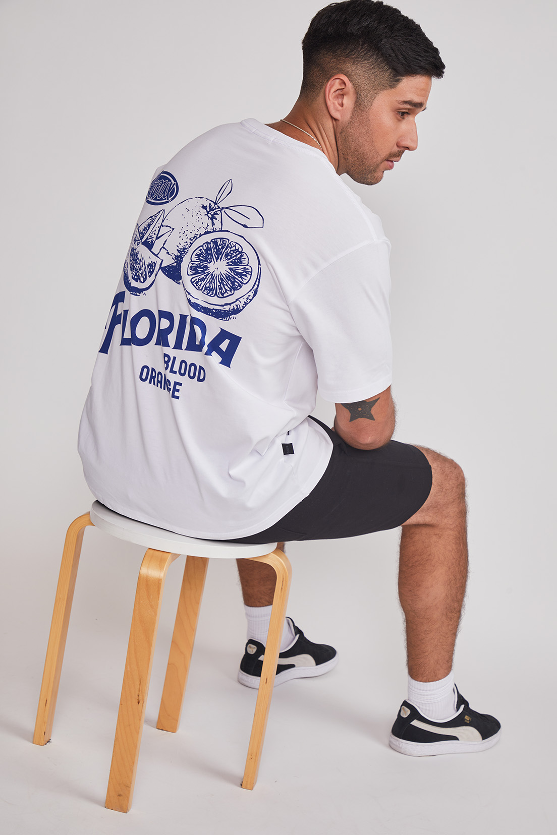 Polera Hombre Fruta Blanco Sioux 3