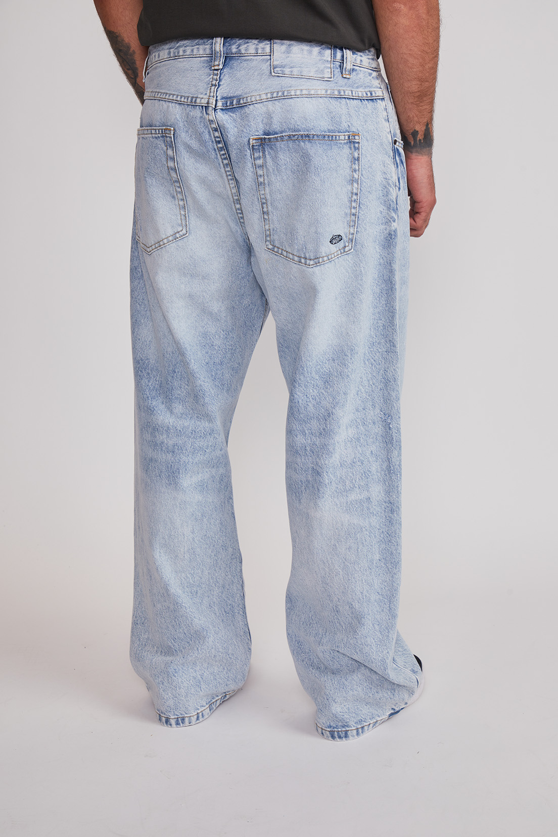 Jeans Hombre Baggy Celeste Sioux 2