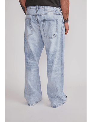 Jeans Hombre Baggy Gatos Celeste Sioux
