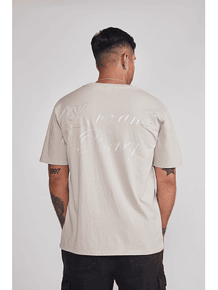 Polera Hombre Moda Relaxed Gris Sioux
