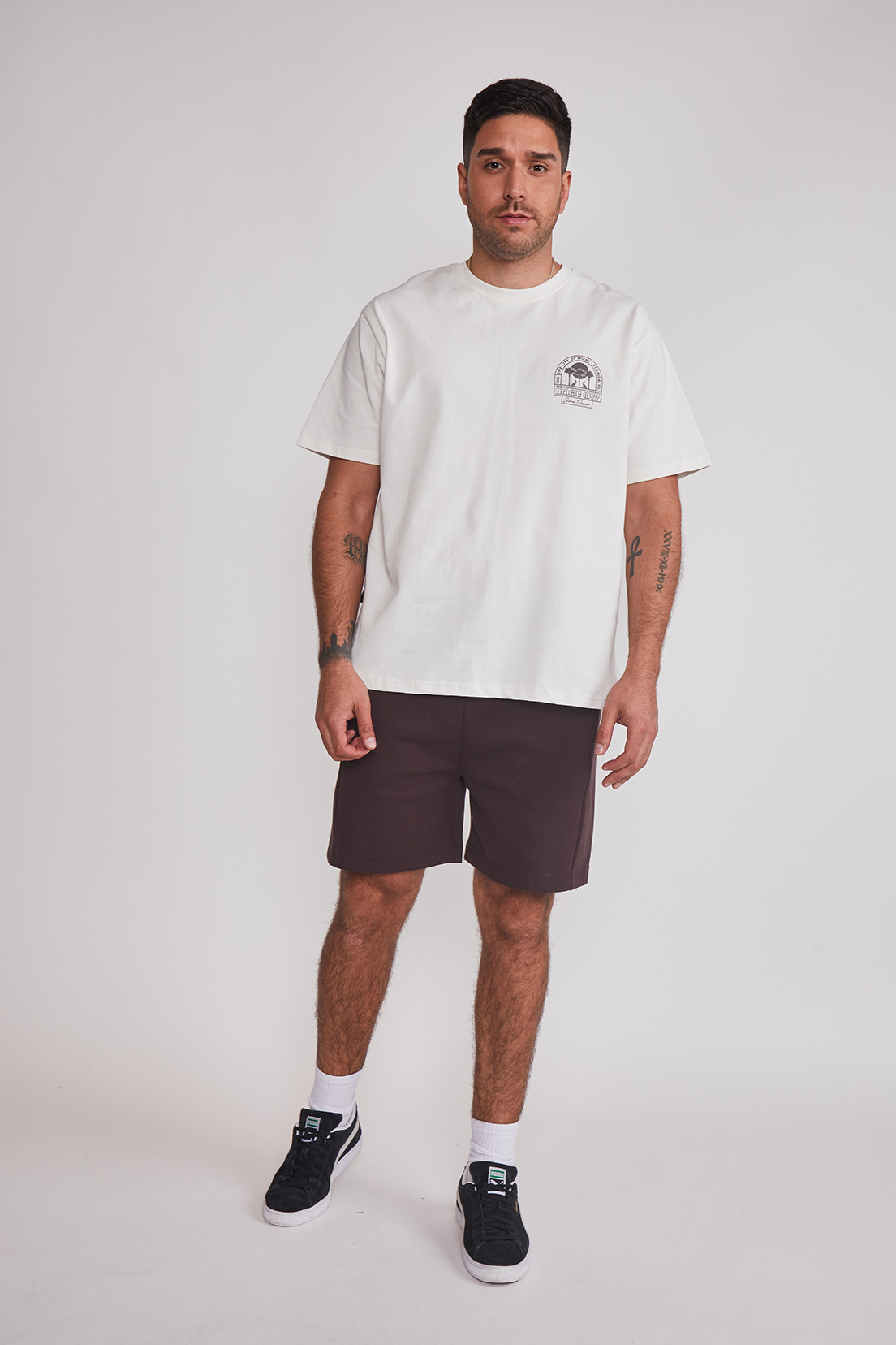 Polera Hombre Palmeras Crudo Sioux 3