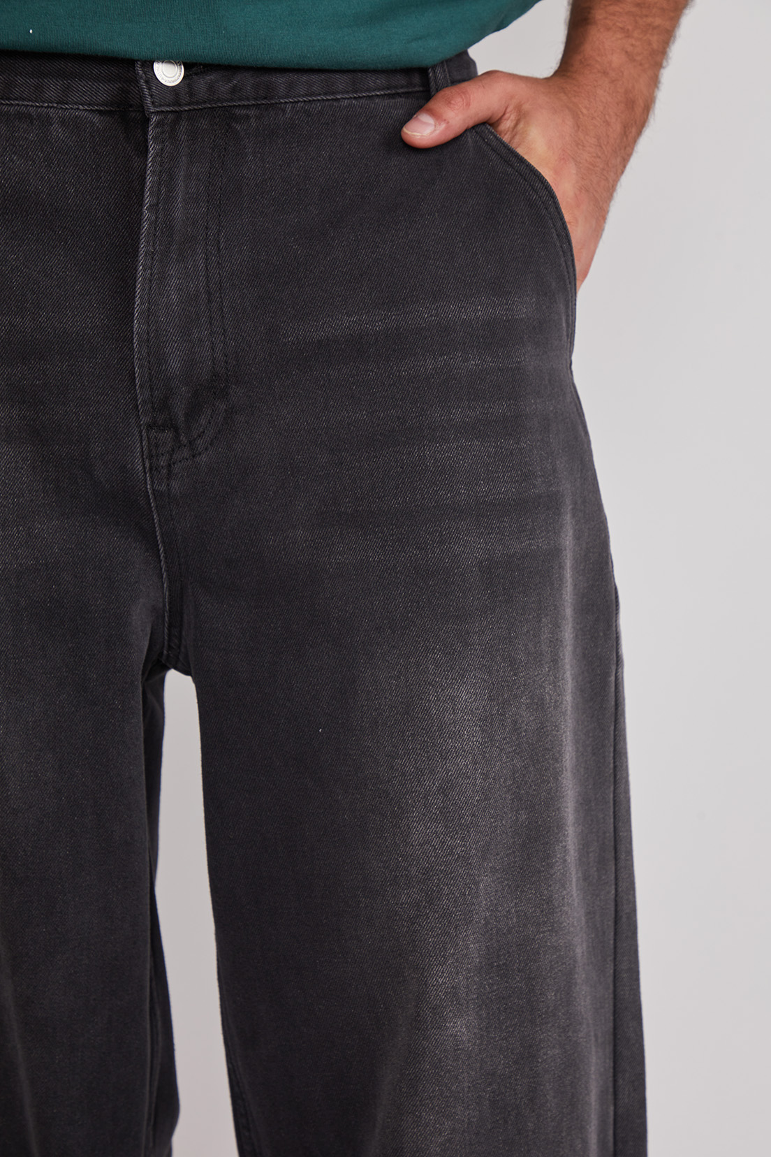 Jeans Hombre Baggy Negro Sioux 4