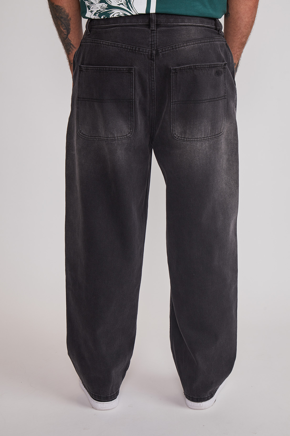 Jeans Hombre Baggy Negro Sioux 2