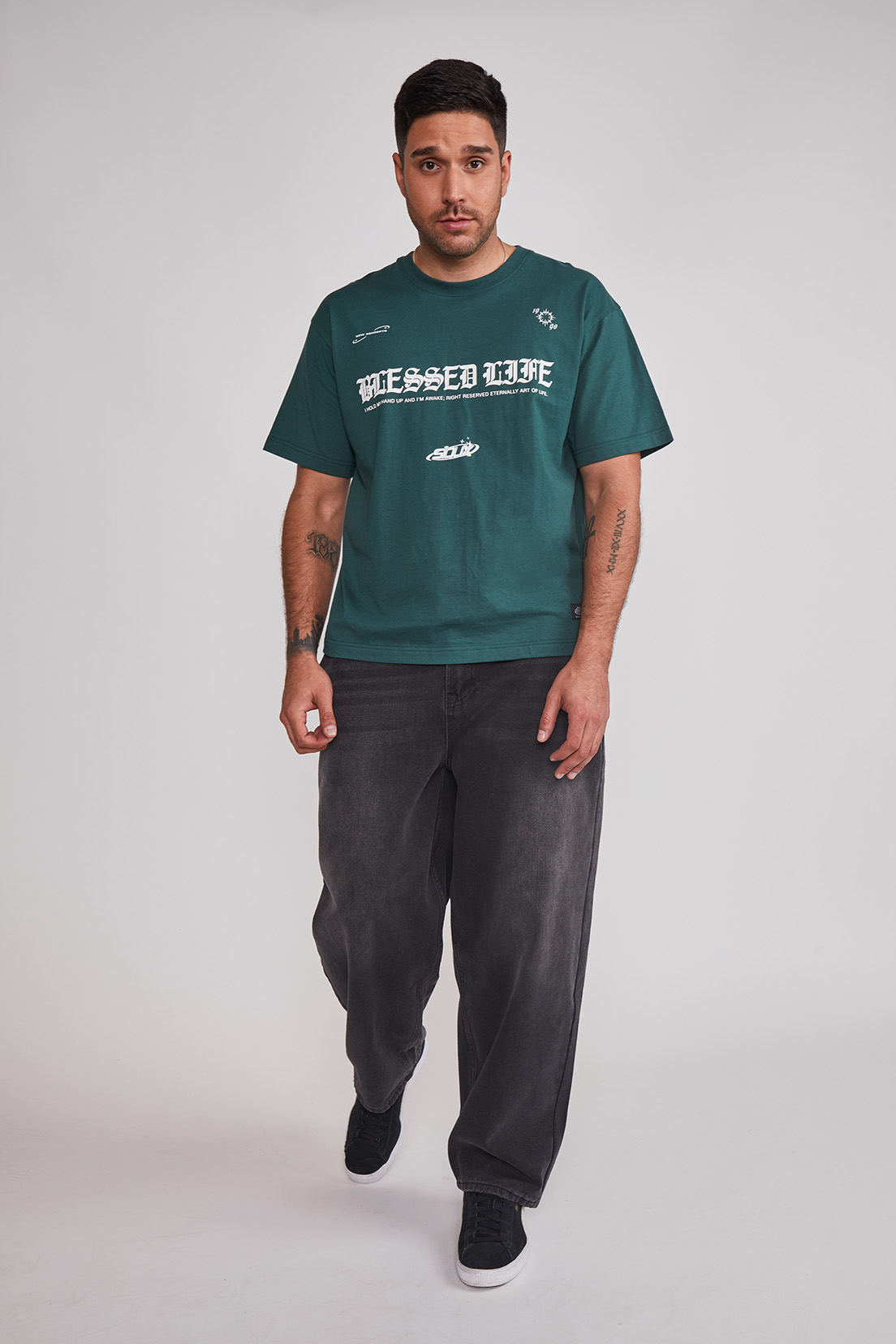 Polera Hombre Siete Verde Sioux 5