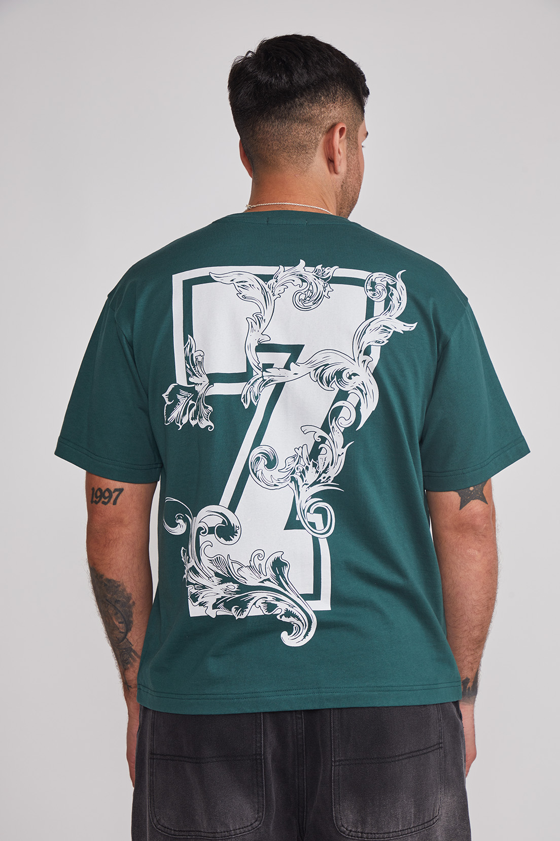Polera Hombre Siete Verde Sioux 2