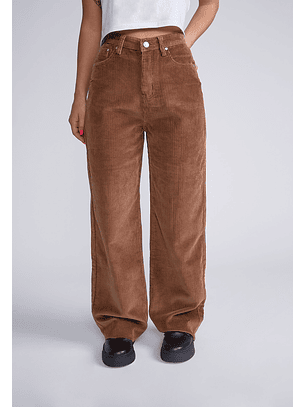 Pantalón Cotelé Recto Caramelo Sioux