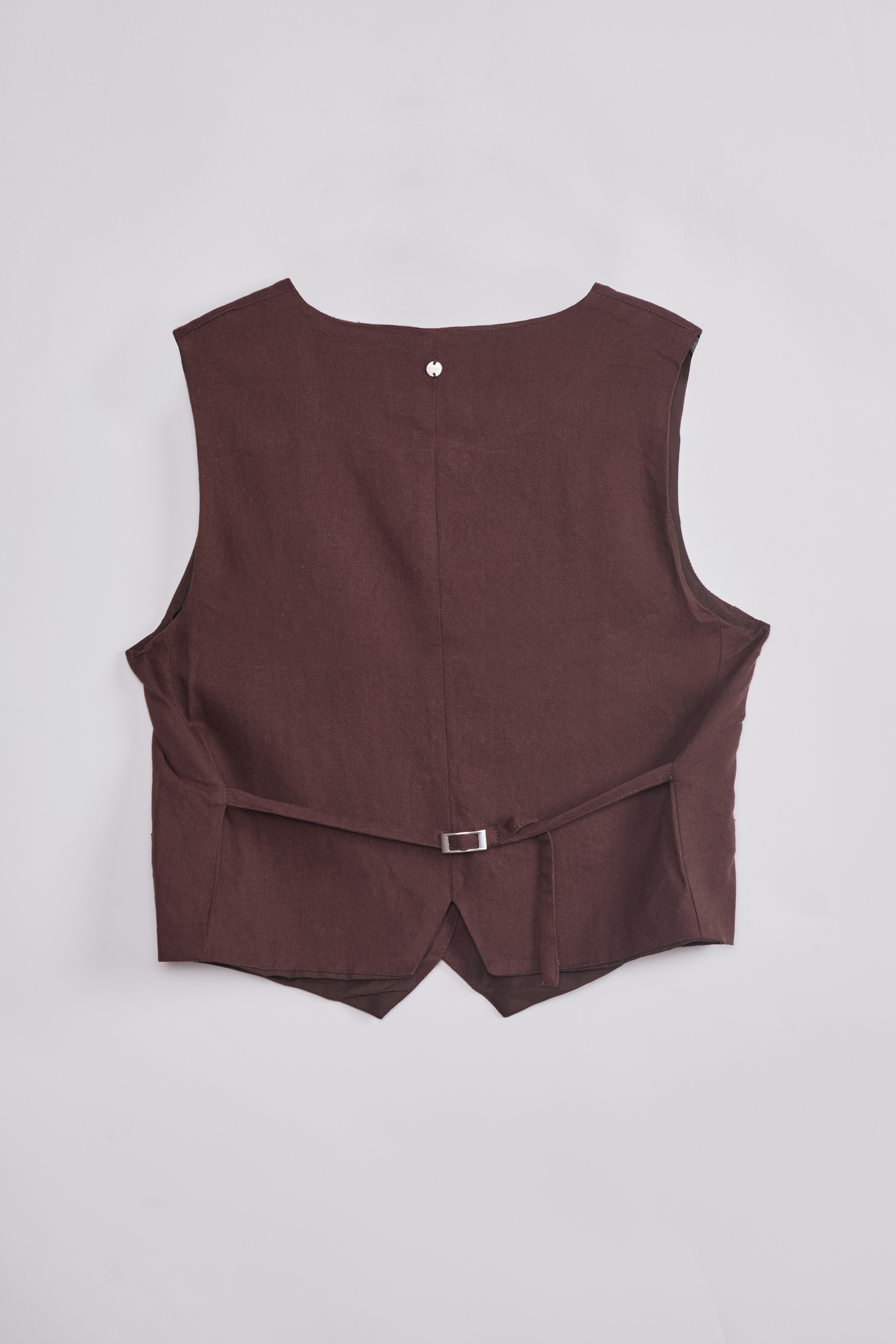 Chaqueta Mujer Sastrero Lino Café Sioux 2