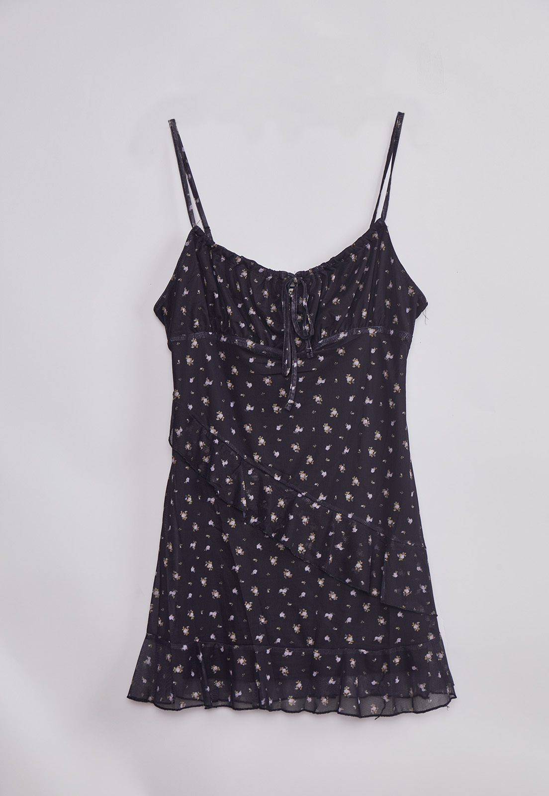 Vestido Mujer Corto Mesh Negro Sioux 4