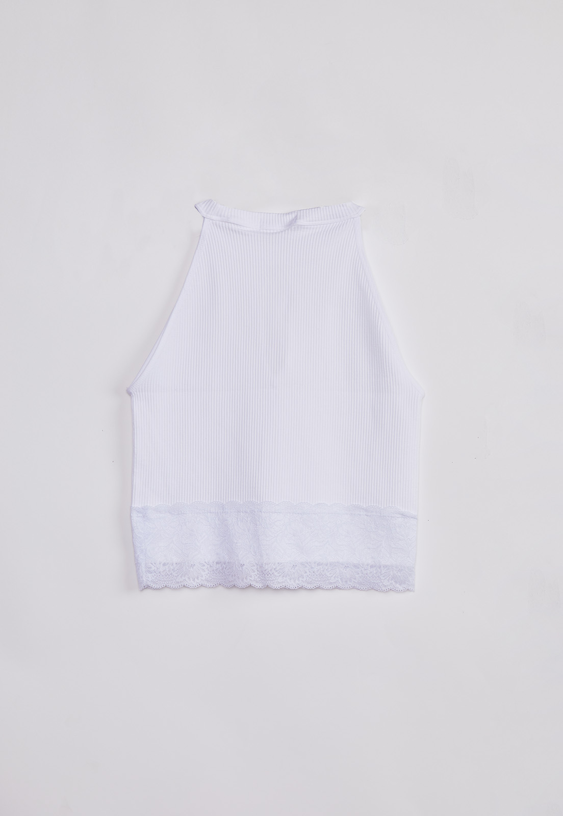 Peto Mujer Seamless Encaje Blanco Sioux 2