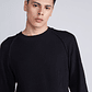 Sweater Ajustado Negro Sioux - Miniatura 2