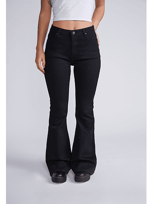 Pantalón Básico Flare Negro Sioux