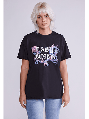 Polera Easy Dragon Negro Sioux