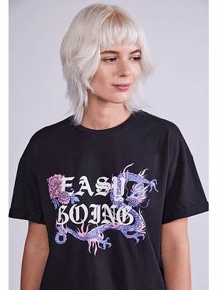Polera Easy Dragon Negro Sioux