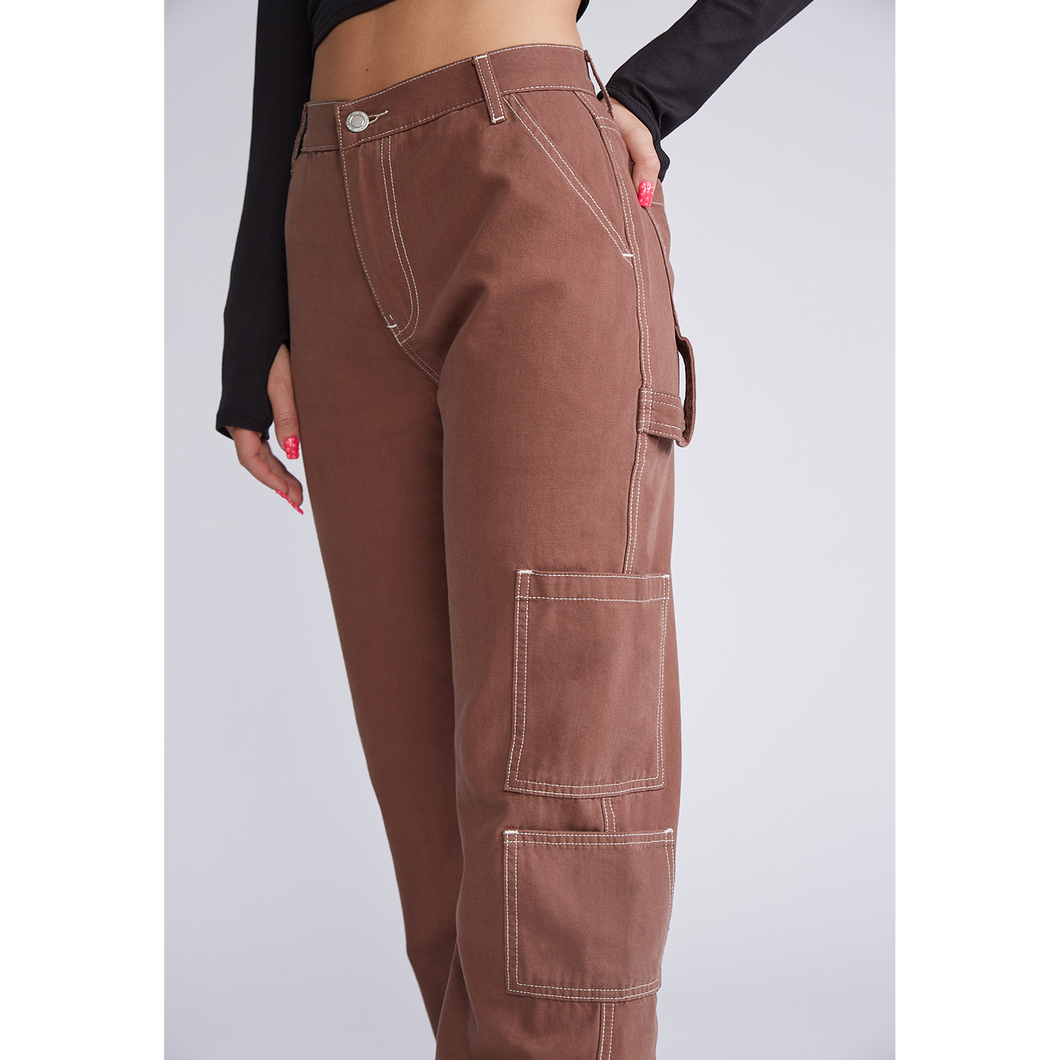 Pantalón Carpintero Café Sioux 2