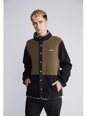 Chaqueta Polar Broches Negro Sioux