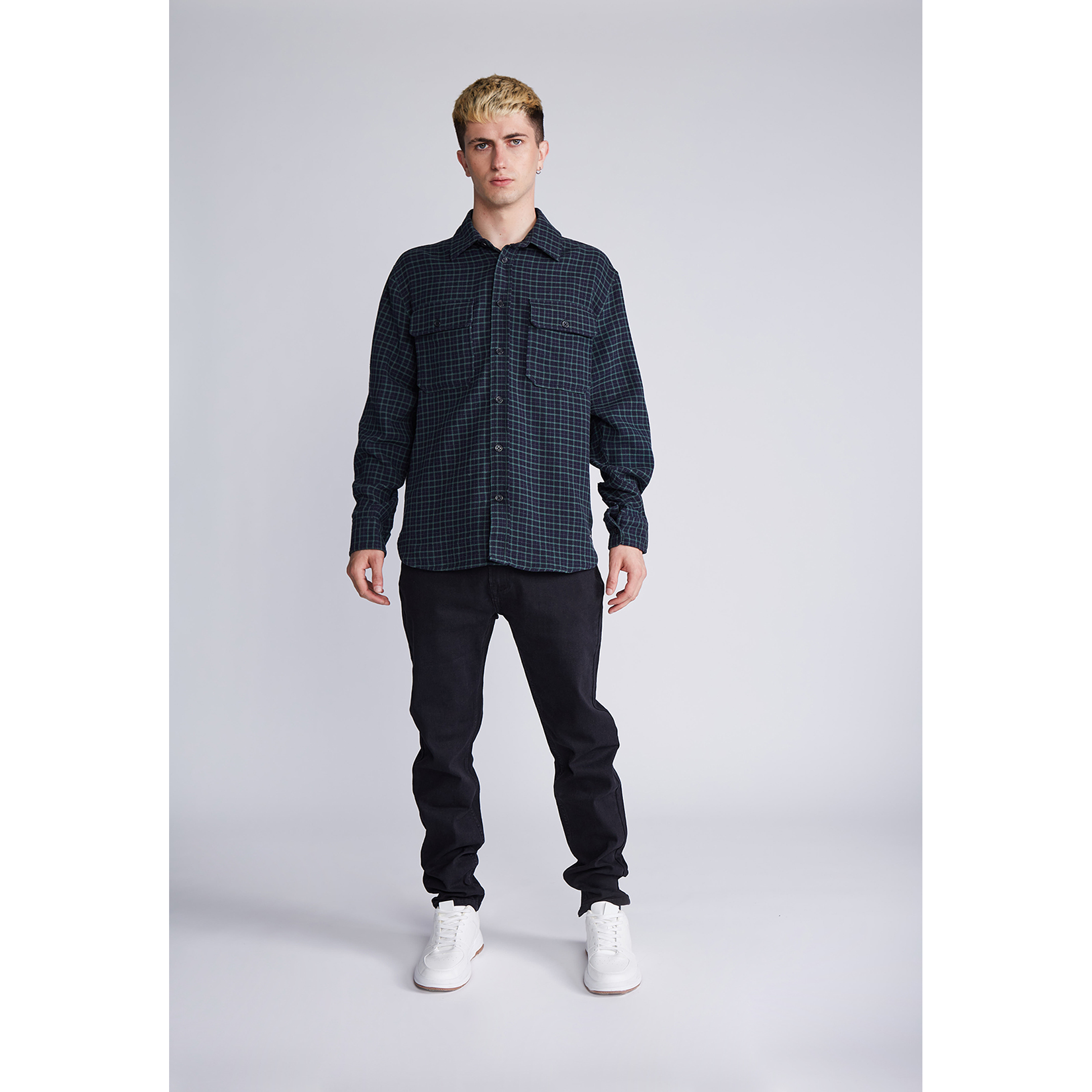 Camisa cuadrillé Azul Sioux 4