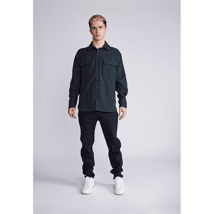 Camisa cuadrillé Azul Sioux 4