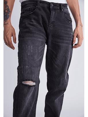Jeans Skinny Black Gris Sioux