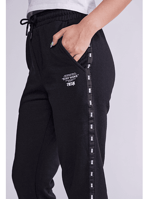 Jogger Stripe Negro Sioux