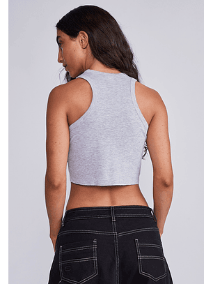 Peto Mujer Gris Con Folia Sioux