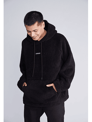 Polerón Canguro Full Chiporro Negro Sioux