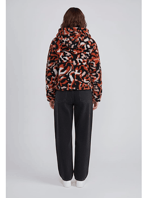 Polar Mujer Naranjo Peludo Oversize Sioux