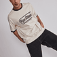 Polera Hombre Contraste Beige Sioux - Miniatura 3
