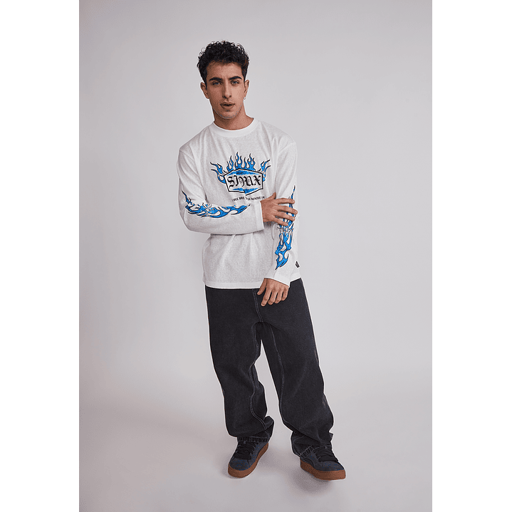 Polera Hombre Llamas Crudo Sioux 3