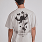Polera Hombre Flor Grande Gris Sioux - Miniatura 1