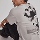 Polera Hombre Flor Grande Gris Sioux - Miniatura 5