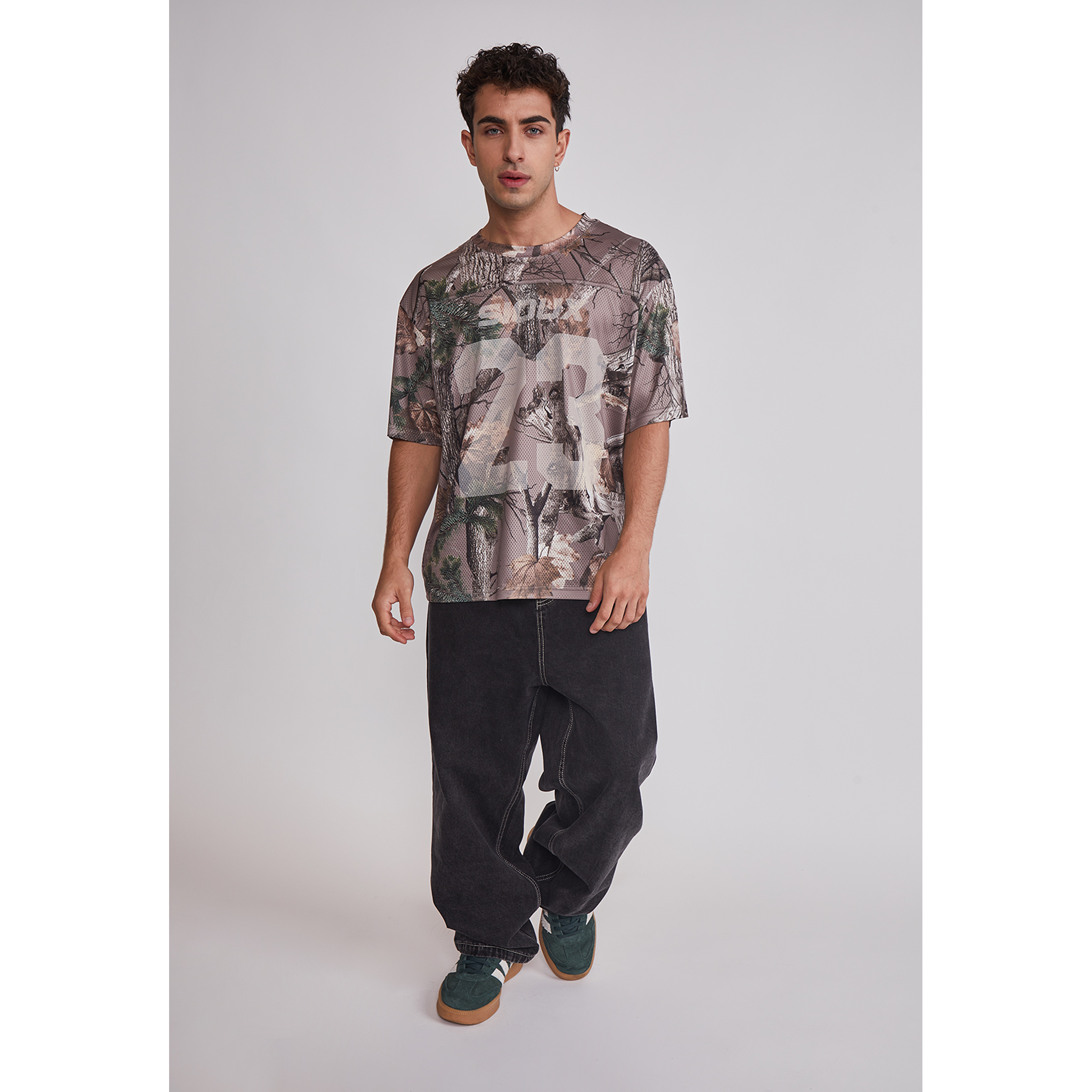 Polera Hombre Malla Fútbol Café Sioux 2