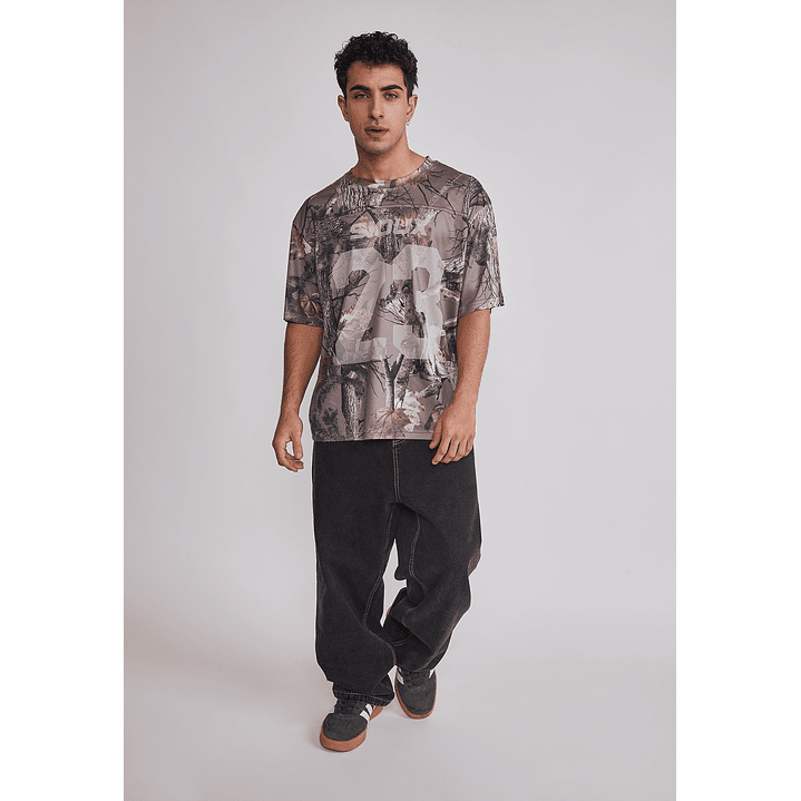 Polera Hombre Malla Fútbol Café Sioux 2