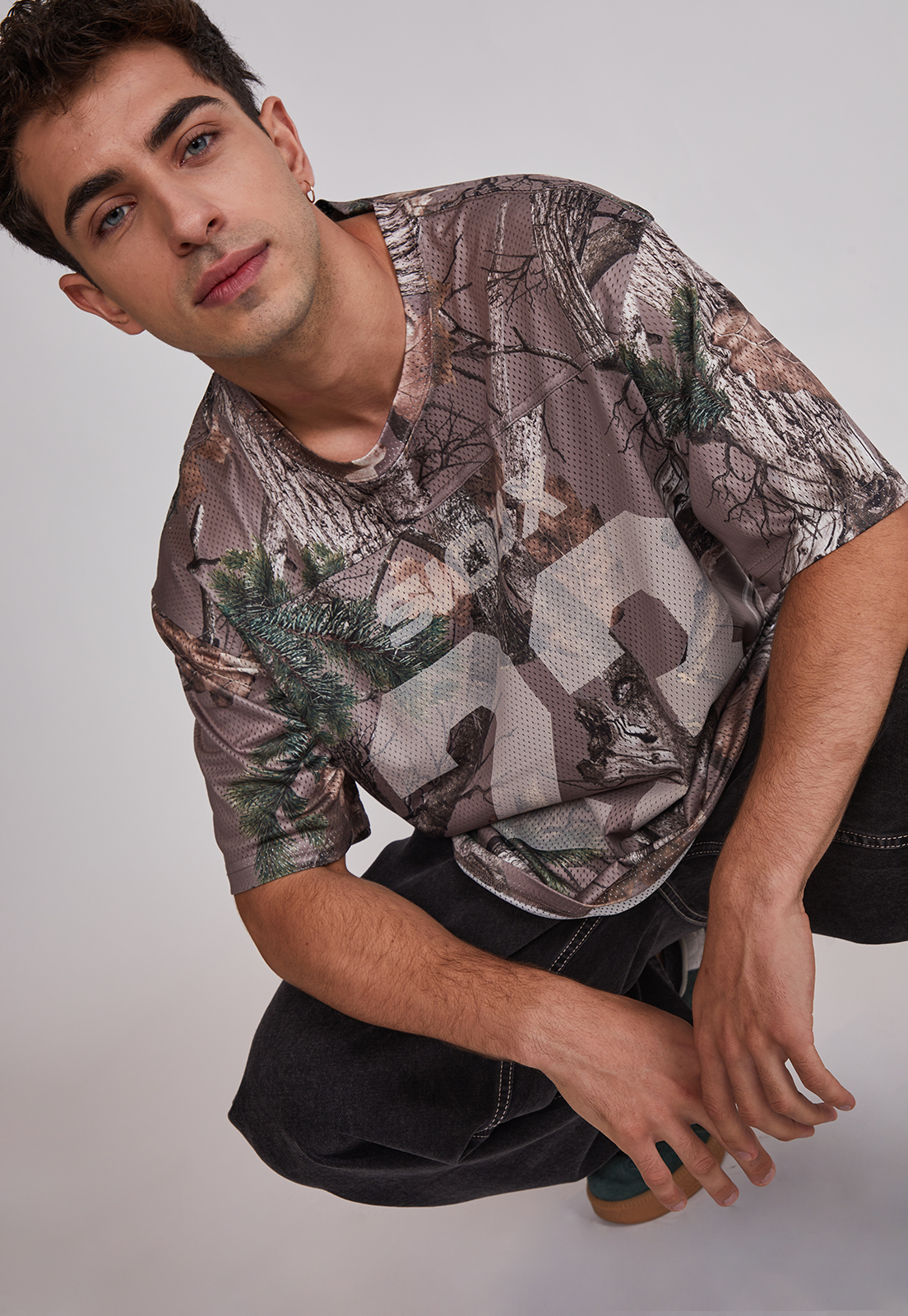 Polera Hombre Malla Fútbol Café Sioux 4