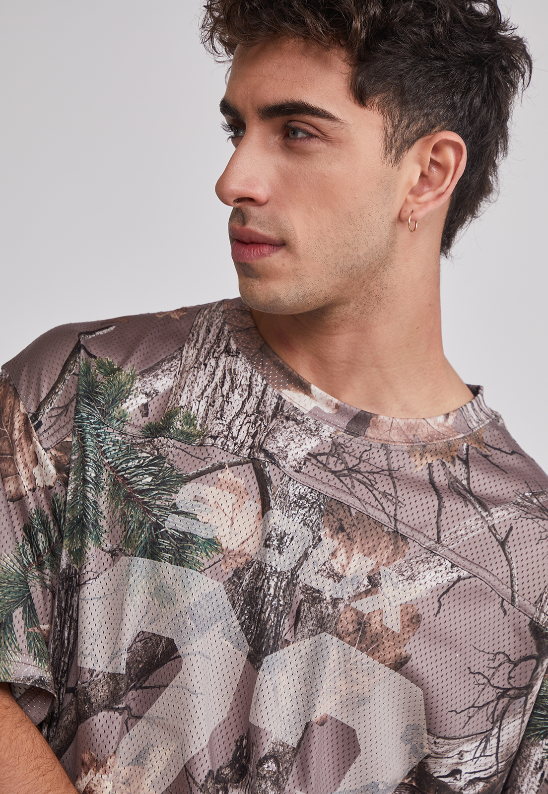 Polera Hombre Malla Fútbol Café Sioux 5