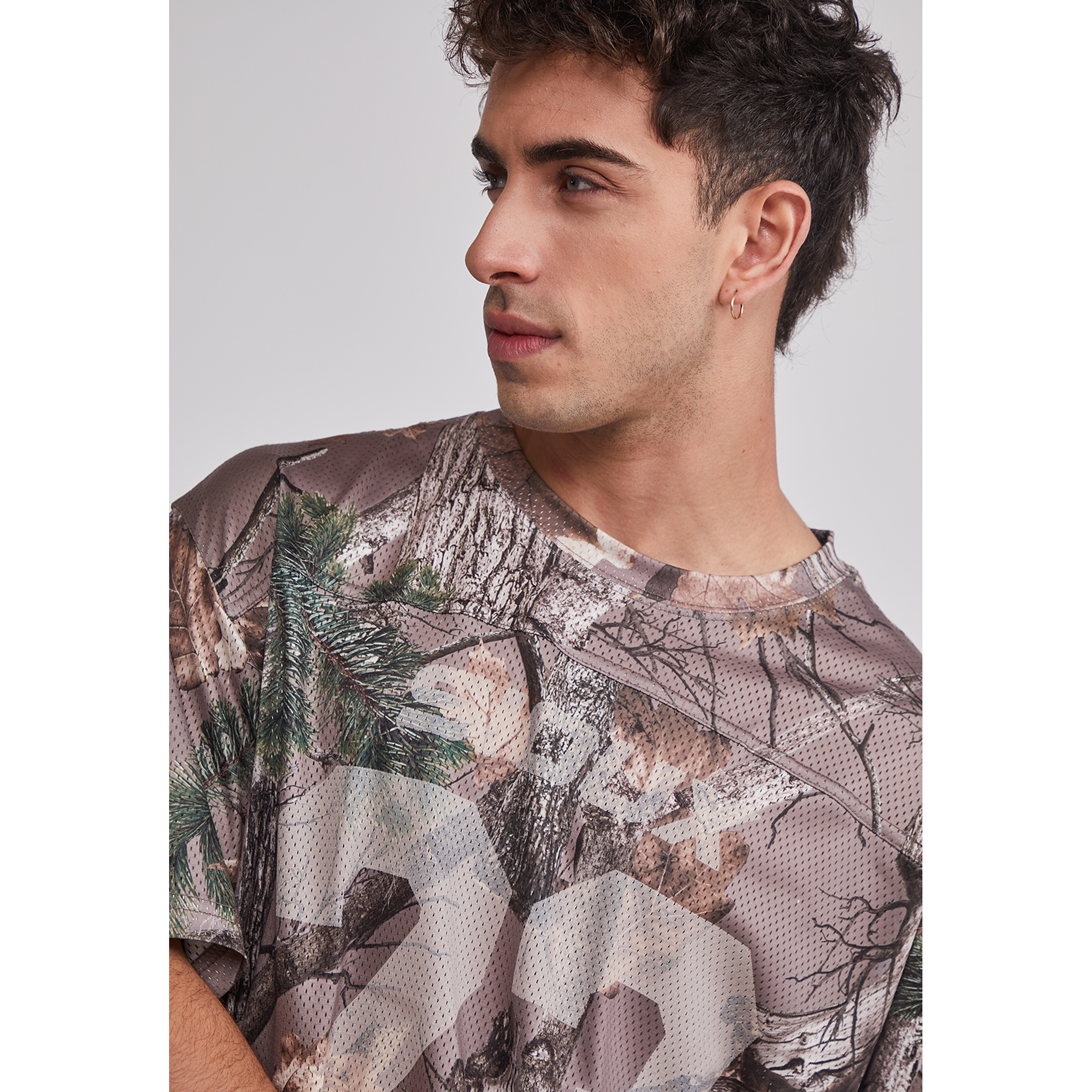 Polera Hombre Malla Fútbol Café Sioux 4