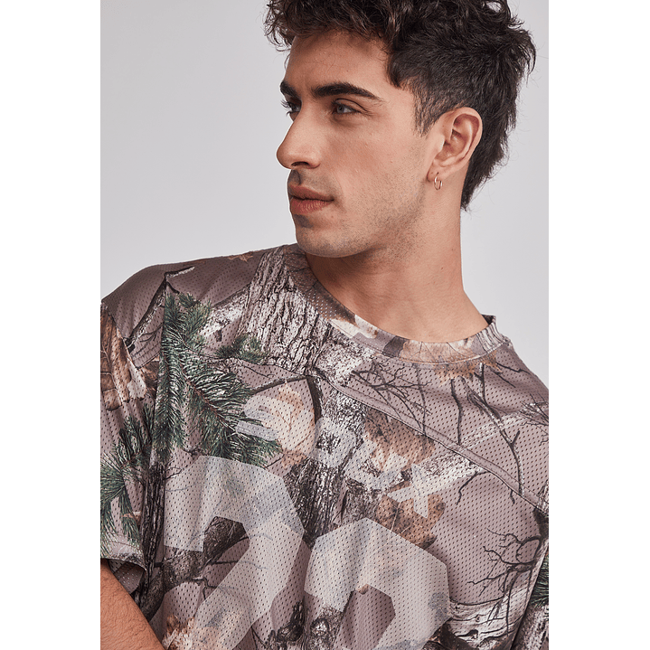 Polera Hombre Malla Fútbol Café Sioux 4