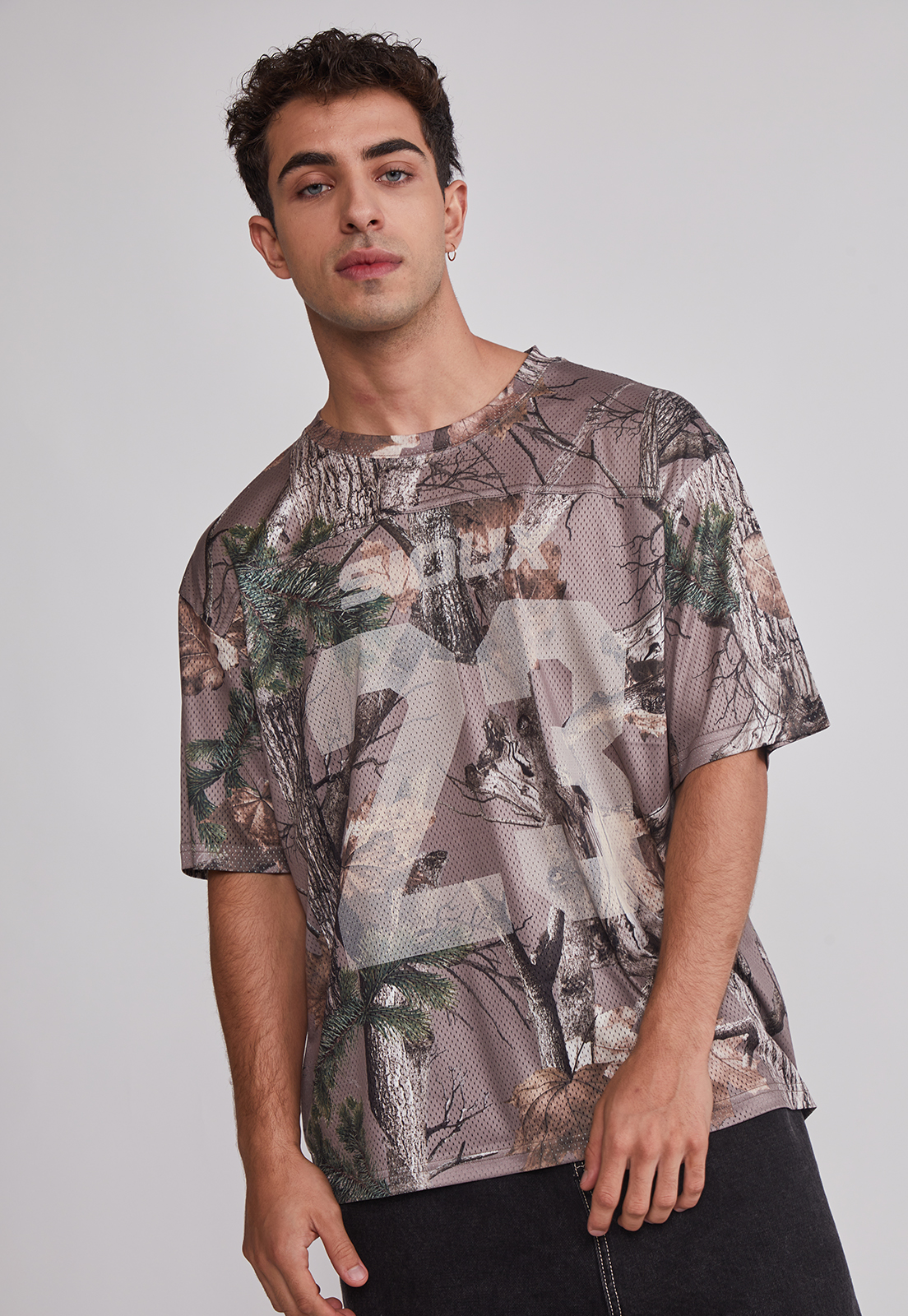 Polera Hombre Malla Fútbol Café Sioux 1