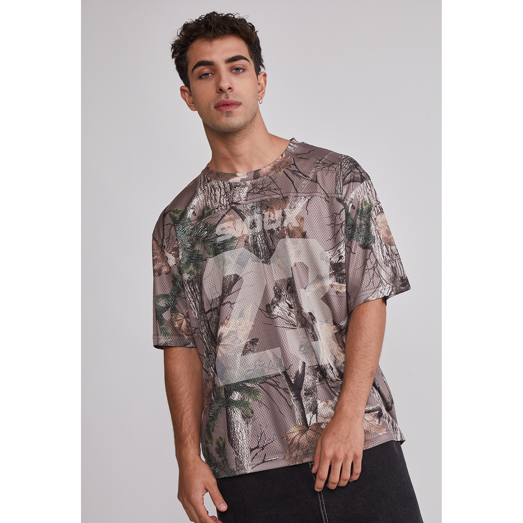 Polera Hombre Malla Fútbol Café Sioux 1