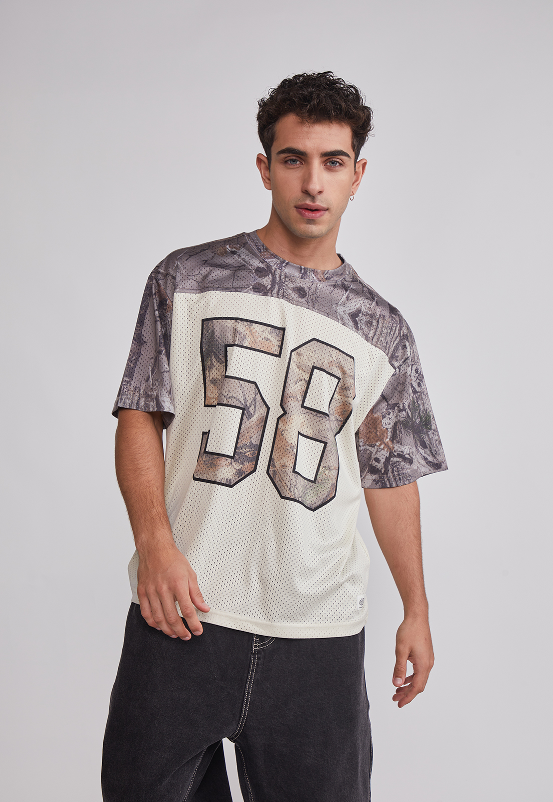 Polera Hombre Camuflado Fútbol Café Sioux 1